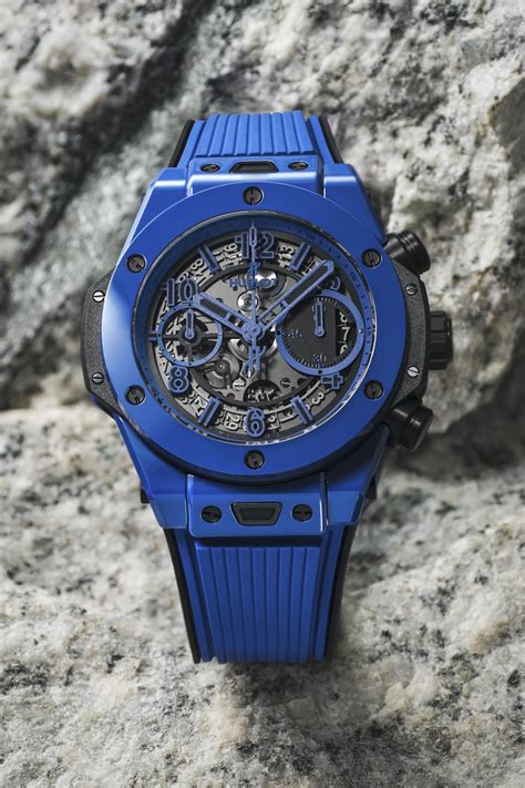 hublot blaue uhr|Big Bang Unico Blue Magic .